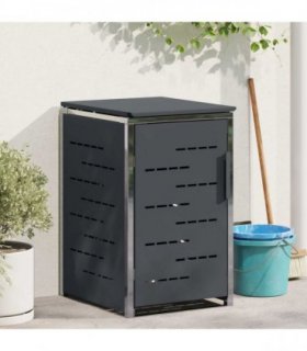 vidaXL Wheelie Bin Storage for 1 Bin 240L Anthracite