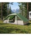 vidaXL Family Tent with Rainfly Water-resistant Green 10-Person