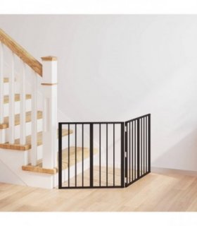 vidaXL Dog Gate 2 pcs Black 60 x 60 cm Galvanised Steel