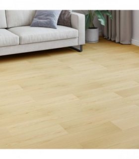 vidaXL Laminate Flooring 5 pcs Soft Beige 101 x 20 x 0.8 cm