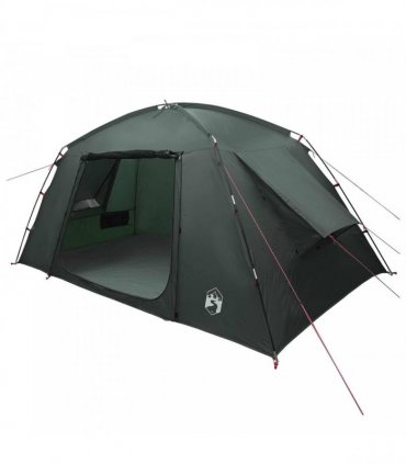 vidaXL Cabin Tent with Roof Army Green 400 x 210 x 180 cm Polyester