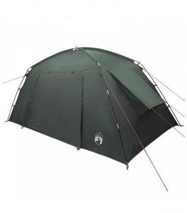 vidaXL Cabin Tent with Roof Army Green 400 x 210 x 180 cm Polyester