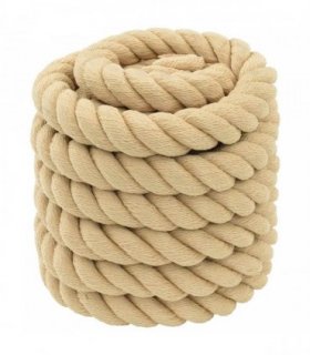 vidaXL Boat Rope 25 m 5 Natural PP