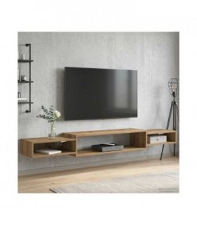 vidaXL Wall-mounted TV Cabinet Wall-Mounted Artisan Oak
