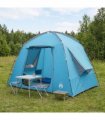 vidaXL Cabin Tent with Roof Blue 210 x 210 x 138 cm Polyester