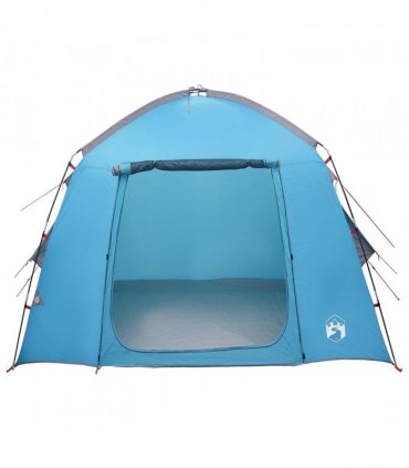 vidaXL Cabin Tent with Roof Blue 210 x 210 x 138 cm Polyester