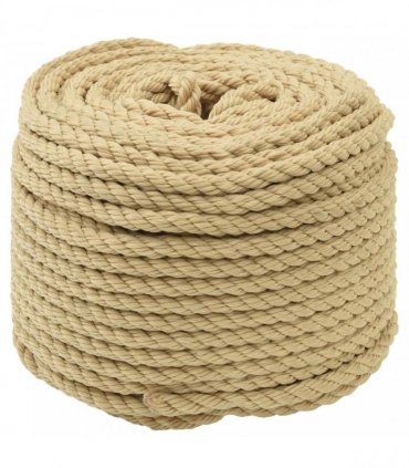 vidaXL Boat Rope 25 m 0.8 Natural PP