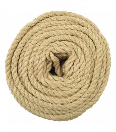 vidaXL Boat Rope 25 m 0.8 Natural PP