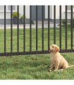 vidaXL Garden Fence with Stakes 12 pcs 75 x 30 cm Mesh Silver