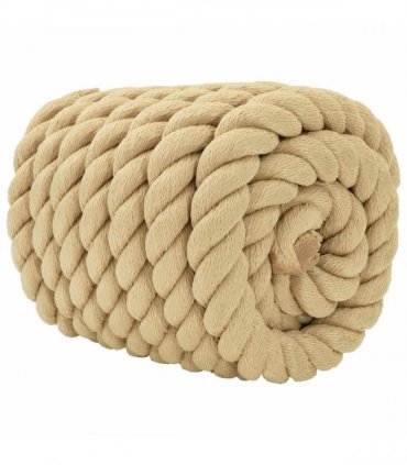 vidaXL Boat Rope 25 m 3 Natural PP