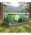 vidaXL Hiking Tent Water-Resistant 1-Person 1-Person Green