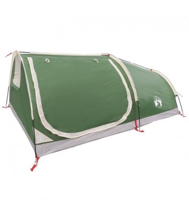 vidaXL Hiking Tent Water-Resistant 1-Person 1-Person Green