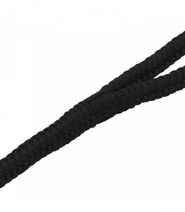 vidaXL Boat Rope 6 m 1 Black Polyester