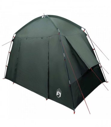 vidaXL Cabin Tent with Roof Army Green 210 x 210 x 138 cm Polyester