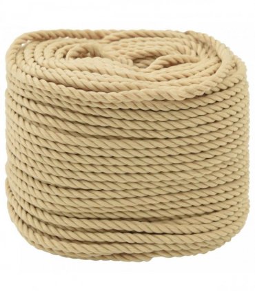 vidaXL Boat Rope 50 m 0.6 Natural PP