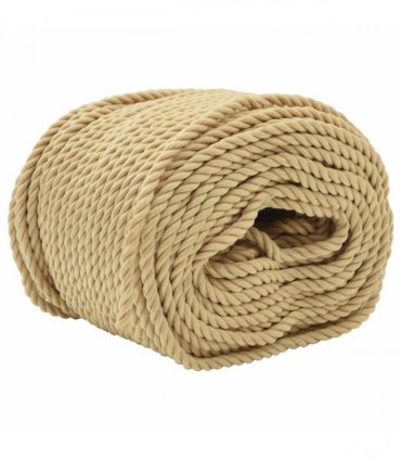 vidaXL Boat Rope 50 m 0.6 Natural PP