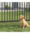 vidaXL Garden Fence with Stakes 12 pcs 35 x 30 cm Mesh Silver