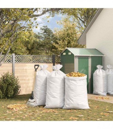 vidaXL Woven Sacks 10 pcs White 80 x 125 cm PP