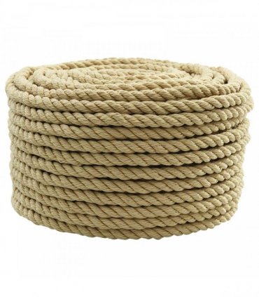 vidaXL Boat Rope 50 m 1.6 Natural PP