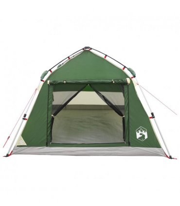 vidaXL Instant Tent Water-resistant 3-Person 3-Person Green
