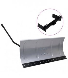 vidaXL Snow Shield for Lawnmower with Adapter 100 cm