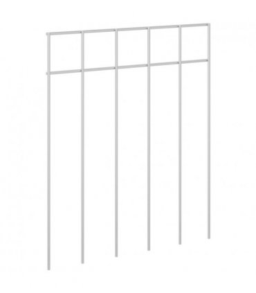 vidaXL Garden Fence Panel 24 pcs Galvanised Steel Silver