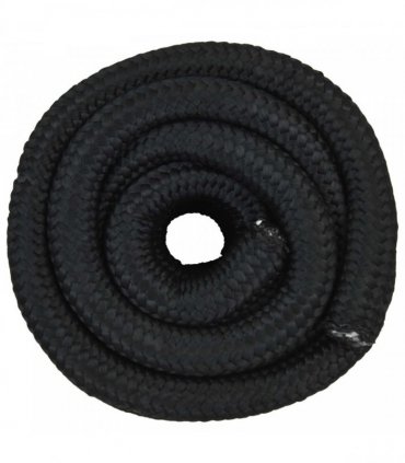 vidaXL Boat Rope 25 m 5 Black PP