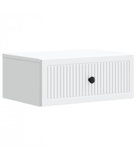 vidaXL Bedside Cabinet White 49 x 34.5 x 20 cm Engineered Wood