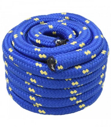 vidaXL Boat Rope 25 m 4 Blue PP