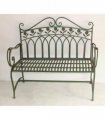 112CM BLUE/GOLD METAL BENCH