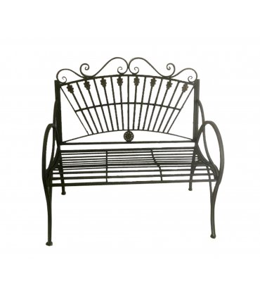108CM BLUE/GOLD METAL BENCH