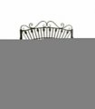 108CM BLUE/GOLD METAL BENCH