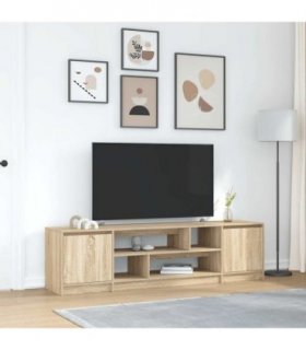 vidaXL TV Cabinet Sonoma Oak 188.5x41x50 cm Engineered Wood