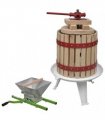 vidaXL 2 Piece Fruit & Wine Press and Crusher Set