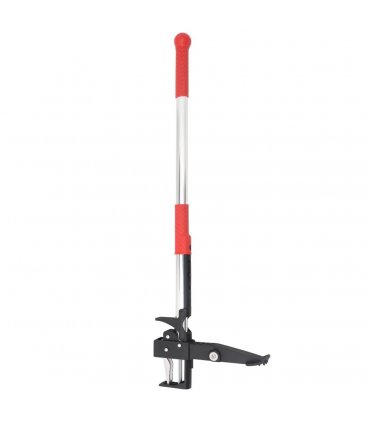 vidaXL Weed Remover Red and Silver 99.5 cm Anodised Aluminium