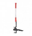 vidaXL Weed Remover Red and Silver 99.5 cm Anodised Aluminium