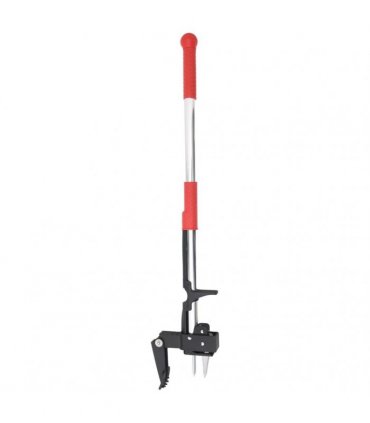 vidaXL Weed Remover Red and Silver 99.5 cm Anodised Aluminium