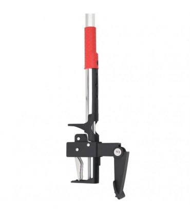 vidaXL Weed Remover Red and Silver 99.5 cm Anodised Aluminium
