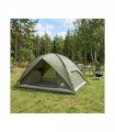 vidaXL Camping Tent with Rainfly Water-resistant Dome Olive Green