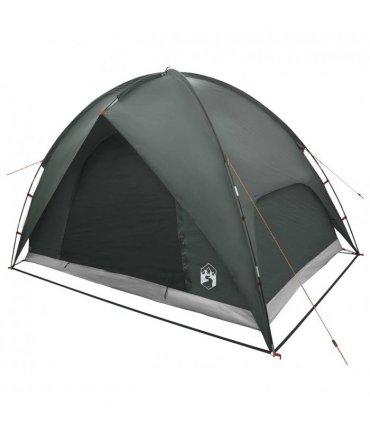 vidaXL Camping Tent with Rainfly Water-resistant Dome Army Green