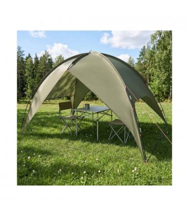 vidaXL Camping Tent with Rainfly Water-resistant Dome Olive Green