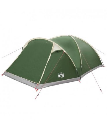 vidaXL Cabin Tent with Roof Green 8-Person Polyester and Steel