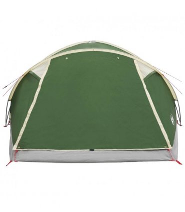 vidaXL Cabin Tent with Roof Green 8-Person Polyester and Steel