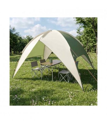 vidaXL Camping Tent with Rainfly Water-resistant Dome Green