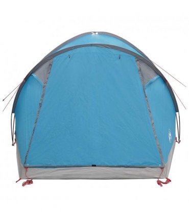 vidaXL Cabin Tent with Roof Blue 4-Person Polyester and Steel