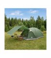 vidaXL Cabin Tent with Roof Green 6-Person Polyester and Steel