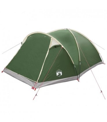 vidaXL Cabin Tent with Roof Green 6-Person Polyester and Steel