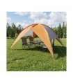 vidaXL Camping Tent with Rainfly Water-resistant Dome Grey and Orange
