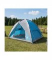 vidaXL Camping Tent with Rainfly Water-resistant Dome Blue