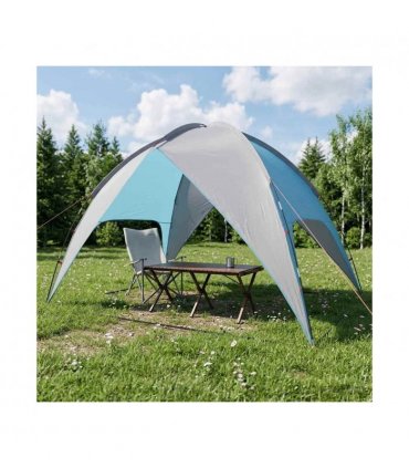 vidaXL Camping Tent with Rainfly Water-resistant Dome Blue